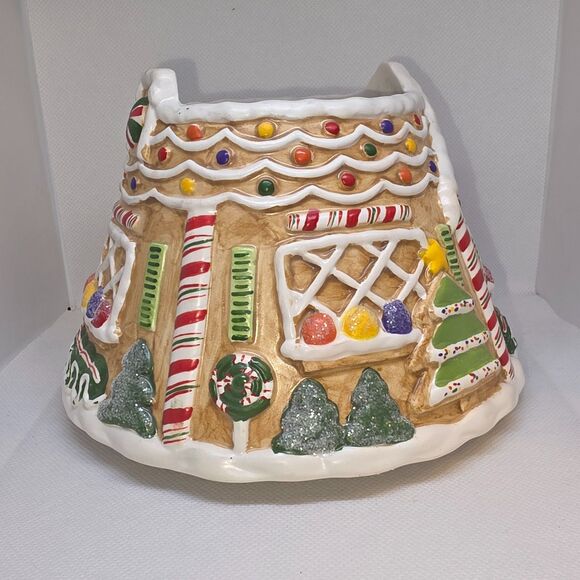 Yankee Candle Gingerbread House Jar Candle Topper Lamp Shade - Picture 5 of 12